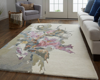 Dafney Transitional Floral & Botanical - Purple/Pink/Green