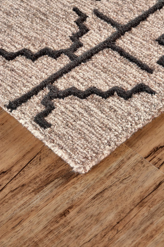 Enzo Transitional Geometric - Black/Taupe/Gray