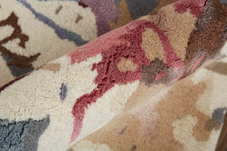 Dafney Transitional Floral & Botanical - Blue/Pink/Gray
