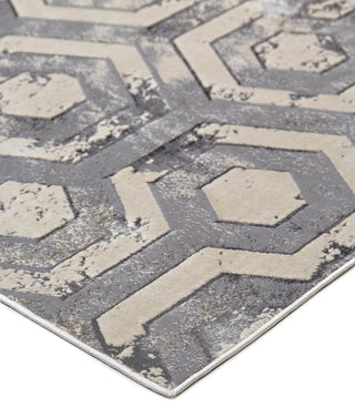 Micah Modern Distressed - Gray/Taupe/Silver