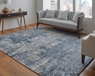 Eastfield Modern Abstract - Blue/Ivory