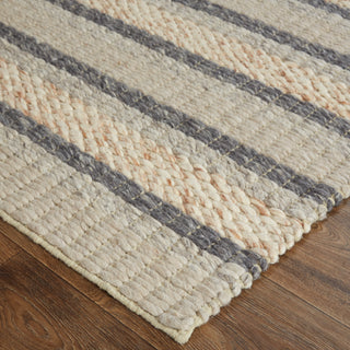 Berkeley Transitional Stripes - Ivory/Tan/Gray