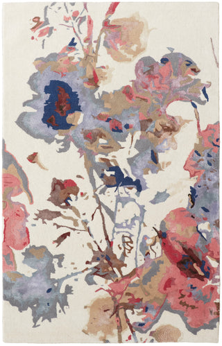 Dafney Transitional Floral & Botanical - Blue/Pink/Gray