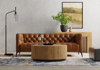 Sonora Modern Abstract - Tan/Blue/Gray