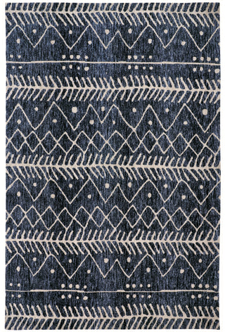Colton Modern Geometric - Blue/Ivory