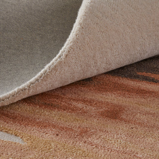 Anya Transitional Abstract - Red/Brown/Orange