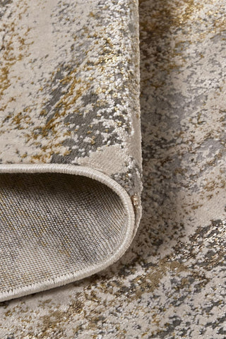 Aura Modern Abstract - Gold/Gray/Ivory