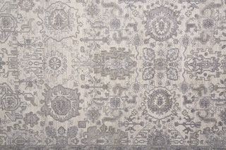 Marquette Transitional Oriental - Gray/Silver/Ivory