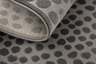 Gaspar Modern Polka Dots - Gray/Silver/Ivory
