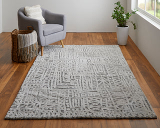 The Rug Corner Feizy Colton Modern Abstract - Gray/Silver  