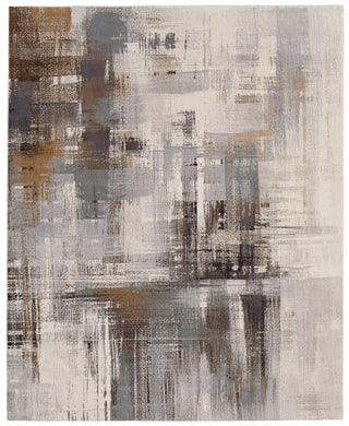 The Rug Corner Feizy Clio Modern Abstract - Ivory/Gray/Brown  