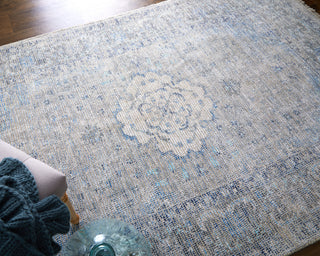 Caldwell Transitional Medallion - Gray/Blue/Ivory
