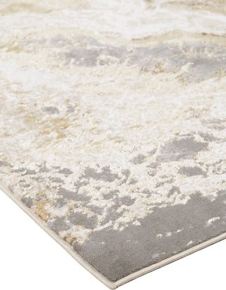 The Rug Corner Feizy Aura Modern Abstract - Ivory/Silver/Gold  