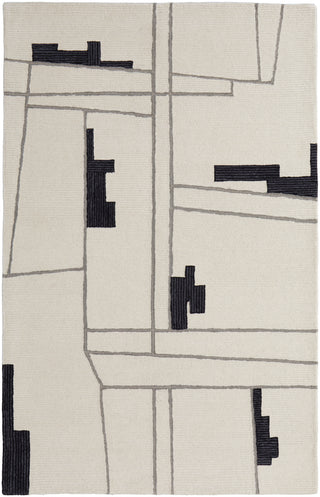 The Rug Corner Feizy Maguire Transitional Abstract - Ivory/Gray/Taupe  