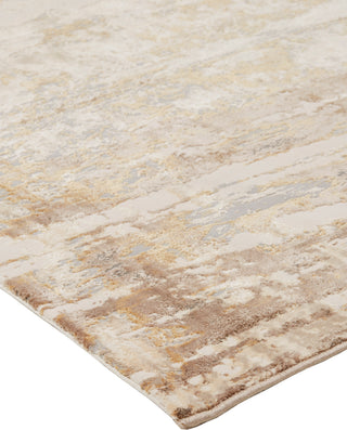 The Rug Corner Feizy Parker Transitional Abstract - Tan/Ivory/Gray  