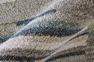 Richmond Modern Abstract - Ivory/Gray/Blue