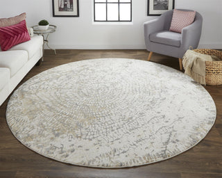 Parker Transitional Abstract - Ivory/Tan/Gray