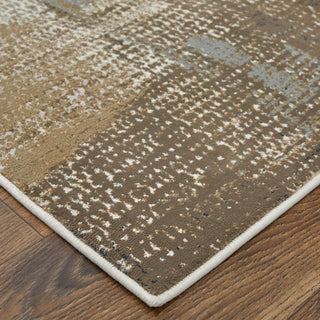 The Rug Corner Feizy Clio Modern Abstract - Ivory/Gray/Brown  