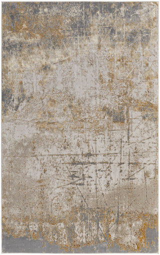 Aura Modern Abstract - Ivory/Brown/Gray