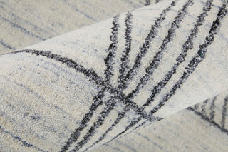Whitton Modern Abstract - Ivory/Black
