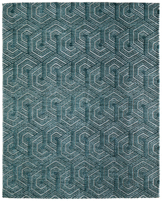 The Rug Corner Feizy Colton Modern Geometric - Blue  