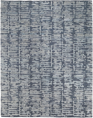 Berwyn Modern Abstract - Blue/Silver/Gray