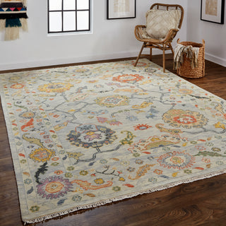 Karina Traditional Persian - Gray/Yellow/Red