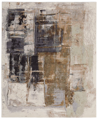 Clio Modern Watercolor - Brown/Gray/Black