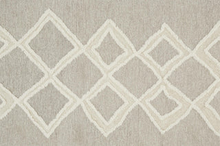 Anica Transitional Geometric - Gray/Ivory