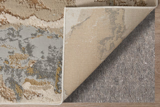 The Rug Corner Feizy Aura Modern Watercolor - Gray/Ivory/Gold  