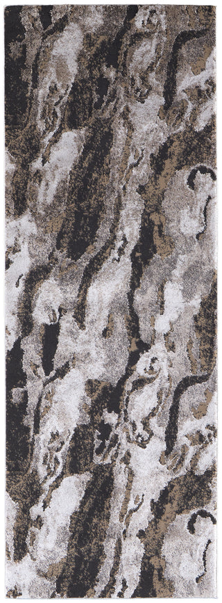 Vancouver Modern Abstract - Ivory/Brown/Taupe