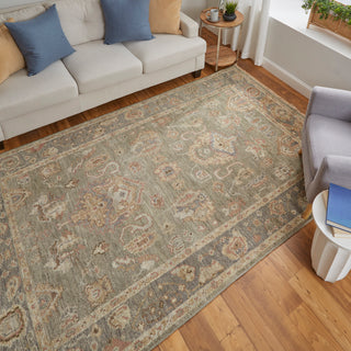 Carrington Traditional Oriental - Gray/Gold/Pink
