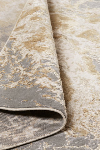 The Rug Corner Feizy Aura Modern Abstract - Ivory/Silver/Gold  