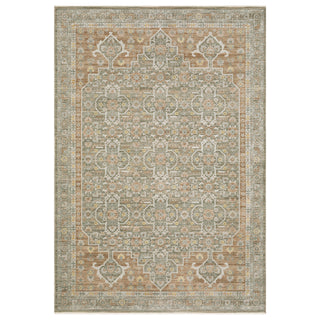 Keaton Brown/Rust Area Rug KEA01