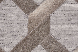 The Rug Corner Feizy Fannin Transitional Geometric - Gray/Taupe/Silver  Fannin Transitional Geometric - Gray/Taupe/Silver
