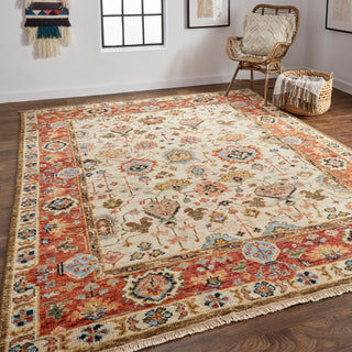 Carrington Traditional Oriental - Ivory/Red/Blue