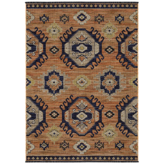 Legacy Rust/Blue Area Rug LGY01