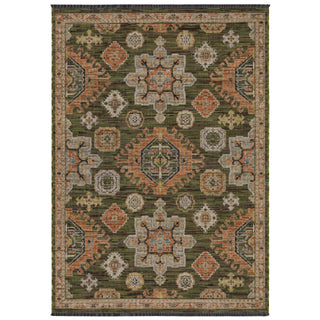 Legacy Green/Rust Area Rug LGY02