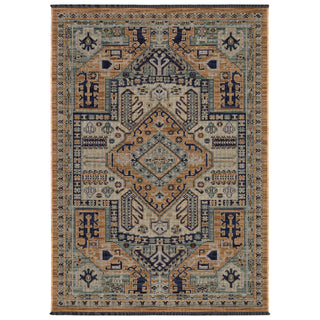 Legacy Rust/Blue Area Rug LGY04