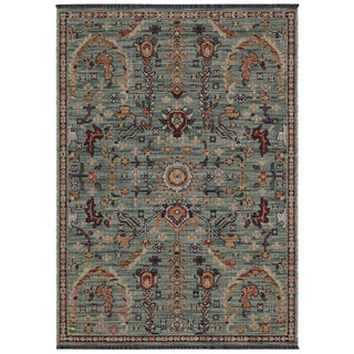 Legacy Blue/Rust Area Rug LGY05