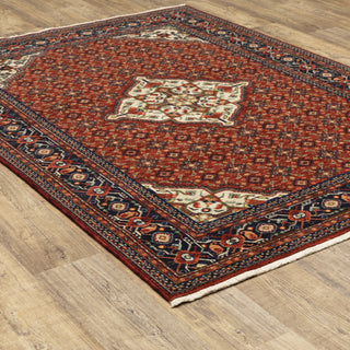 Lilihan Red/Blue Area Rug 001C6