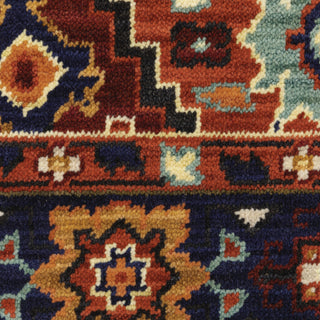 Lilihan Red/Blue Area Rug 2061V