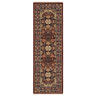 Lilihan Red/Blue Area Rug 2062R