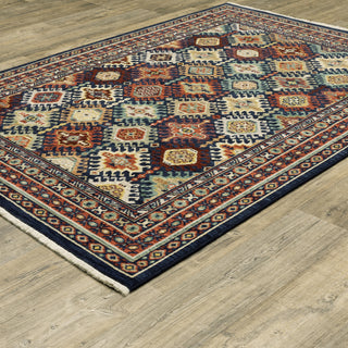 Lilihan Navy/Multi Area Rug 003B6