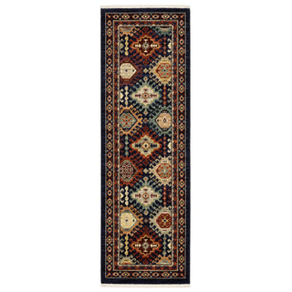 Lilihan Navy/Multi Area Rug 003B6