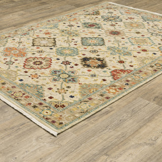 Lilihan Beige/Multi Area Rug 4601W
