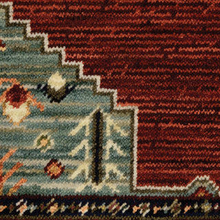 Lilihan Red/Blue Area Rug 5503M
