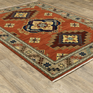 Lilihan Red/Multi Area Rug 5504P