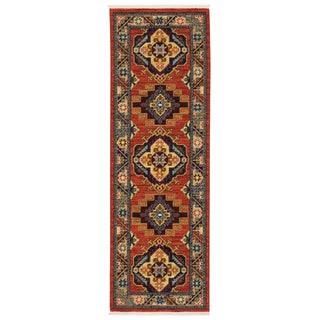 Lilihan Red/Multi Area Rug 5504P