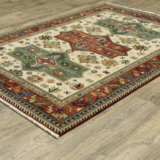 Lilihan Red/Multi Area Rug 8022R